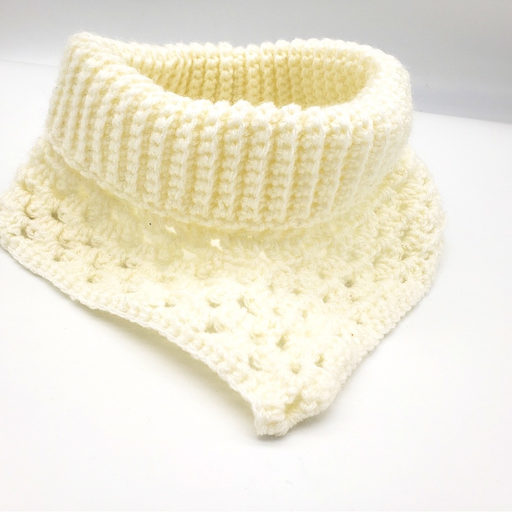 Crochet Dicky Turtleneck Neck Warmer Cowl Collar